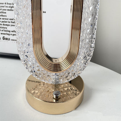 Evelyn – Élégante Lampe de Table LED en Cristal