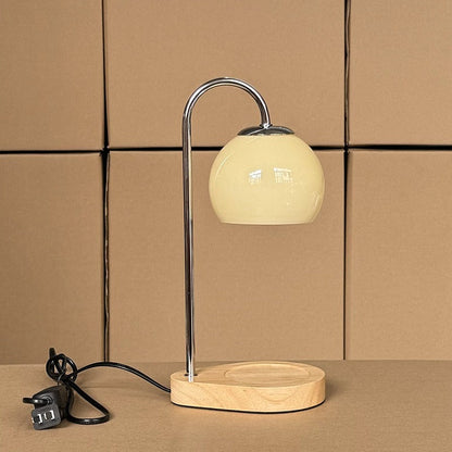 Miyu – Lampe de table en bois massif créative à cire fondue