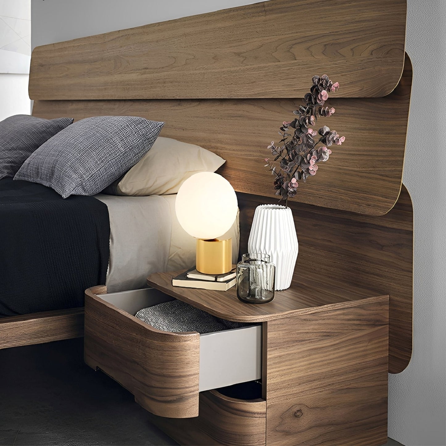 Alex – Lampe de table en verre nordique moderne