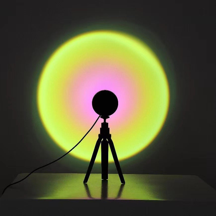 Solenne – Lampe d'atmosphère coucher de soleil avec trépied poulpe