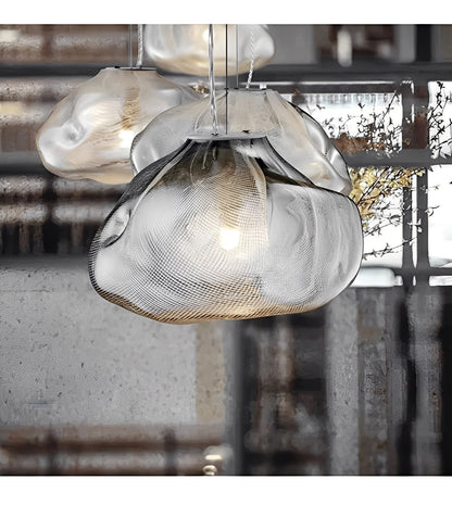 Inari – Lustre en verre nordique