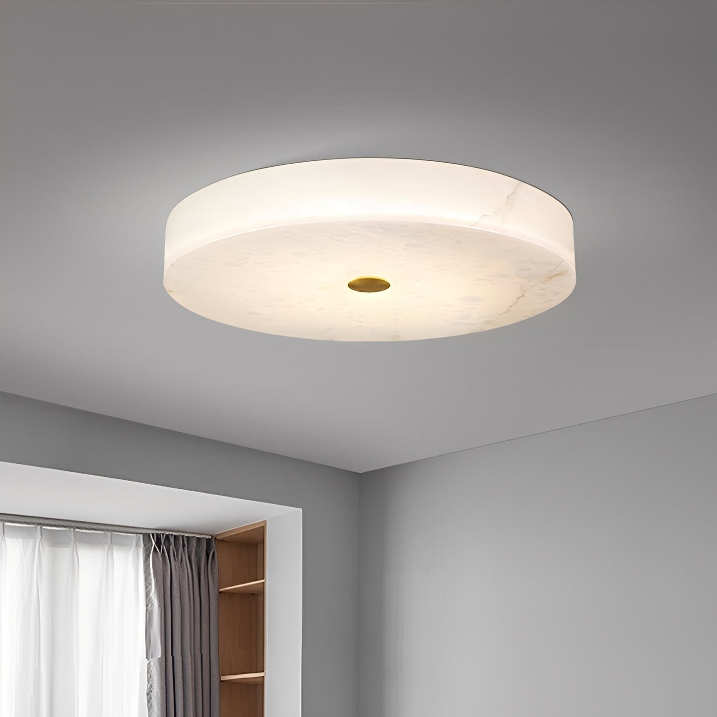 MarmoLux – Plafonnier Moderne Minimaliste en Marbre