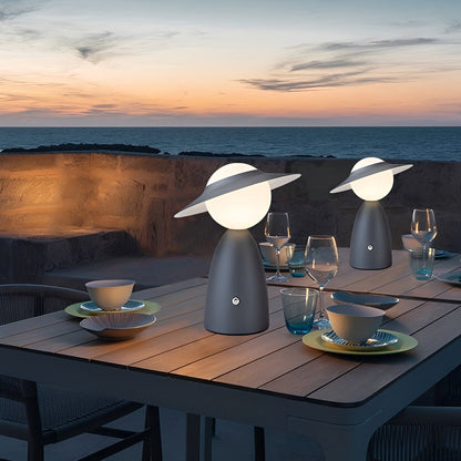 LumiElite – Lampe de table en métal créative avec charge USB
