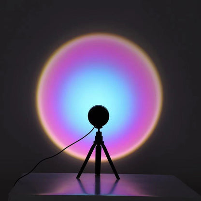 Solenne – Lampe d'atmosphère coucher de soleil avec trépied poulpe