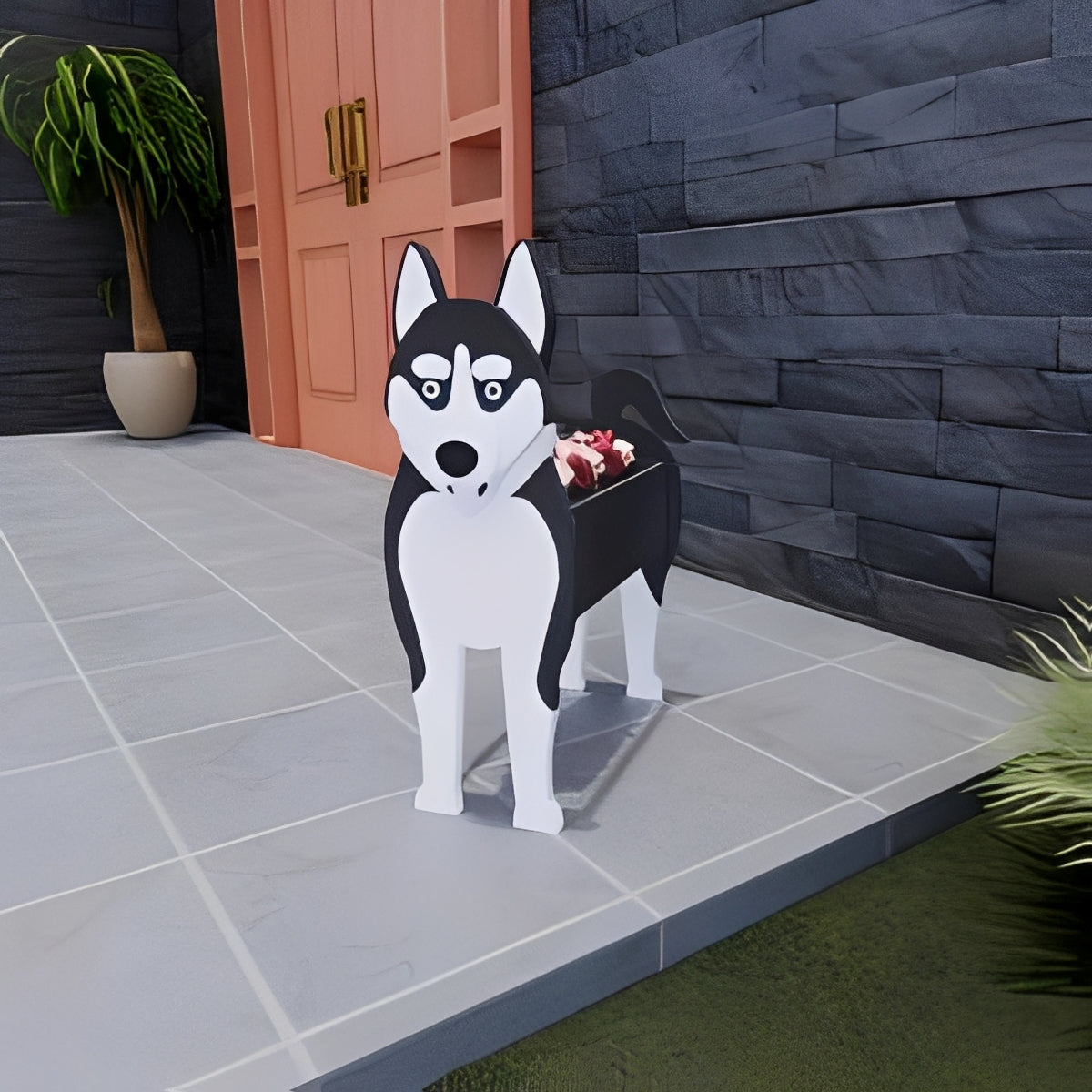 Fifi – Mignon Chien en PVC Pot de Fleurs