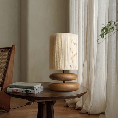 Sza – Lampe de table créative en bois massif