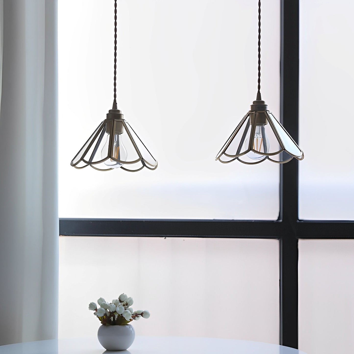 Alina – Suspension en cuivre plein style nordique