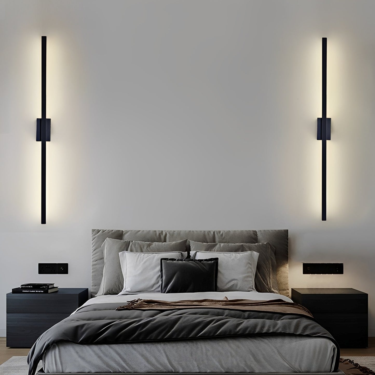 Yela – Applique Murale Minimaliste à Barres Lumineuses