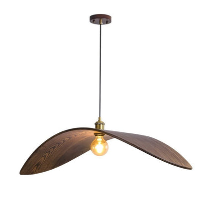 Hanako – Lampe Suspendue Zen en Noyer Japonaise