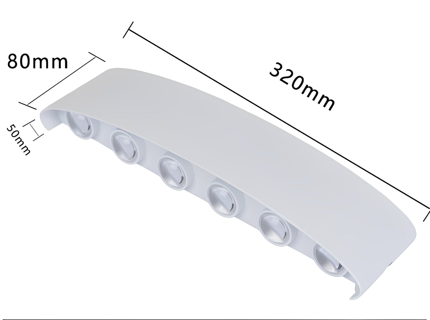 Alva – Lampe murale LED imperméable