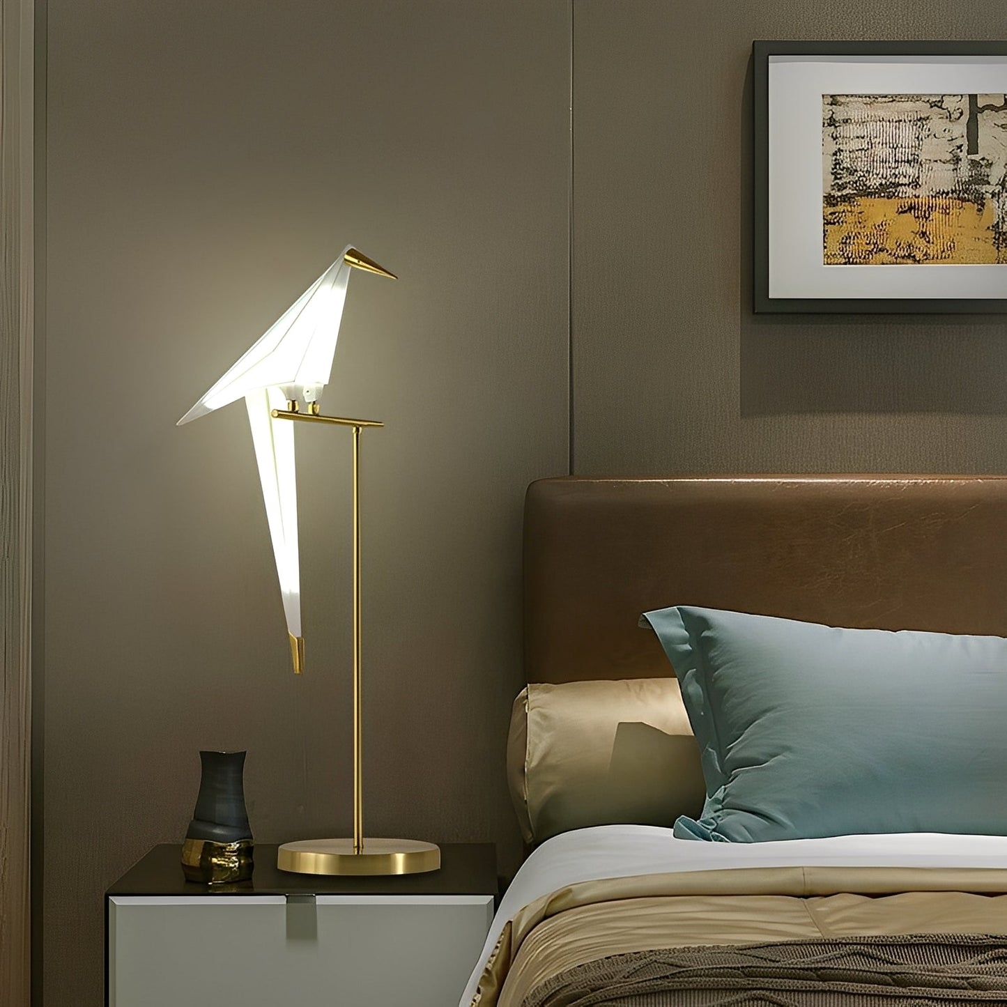 Origa – Lampe de table postmoderne au design de grue
