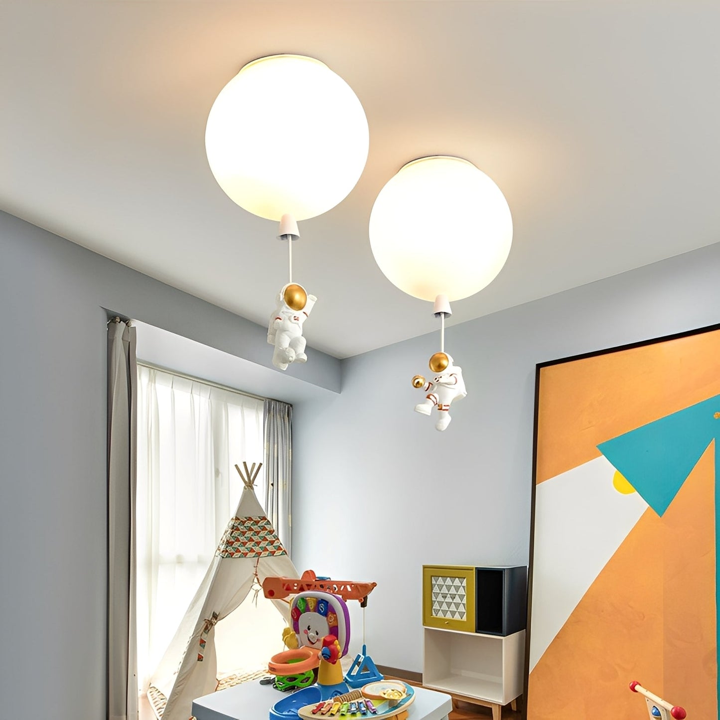 Luka – Lampe de plafond Astronaute