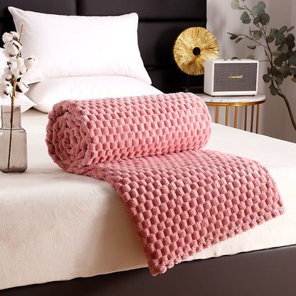 Bianca – Couverture en flanelle multifonctionnelle uni