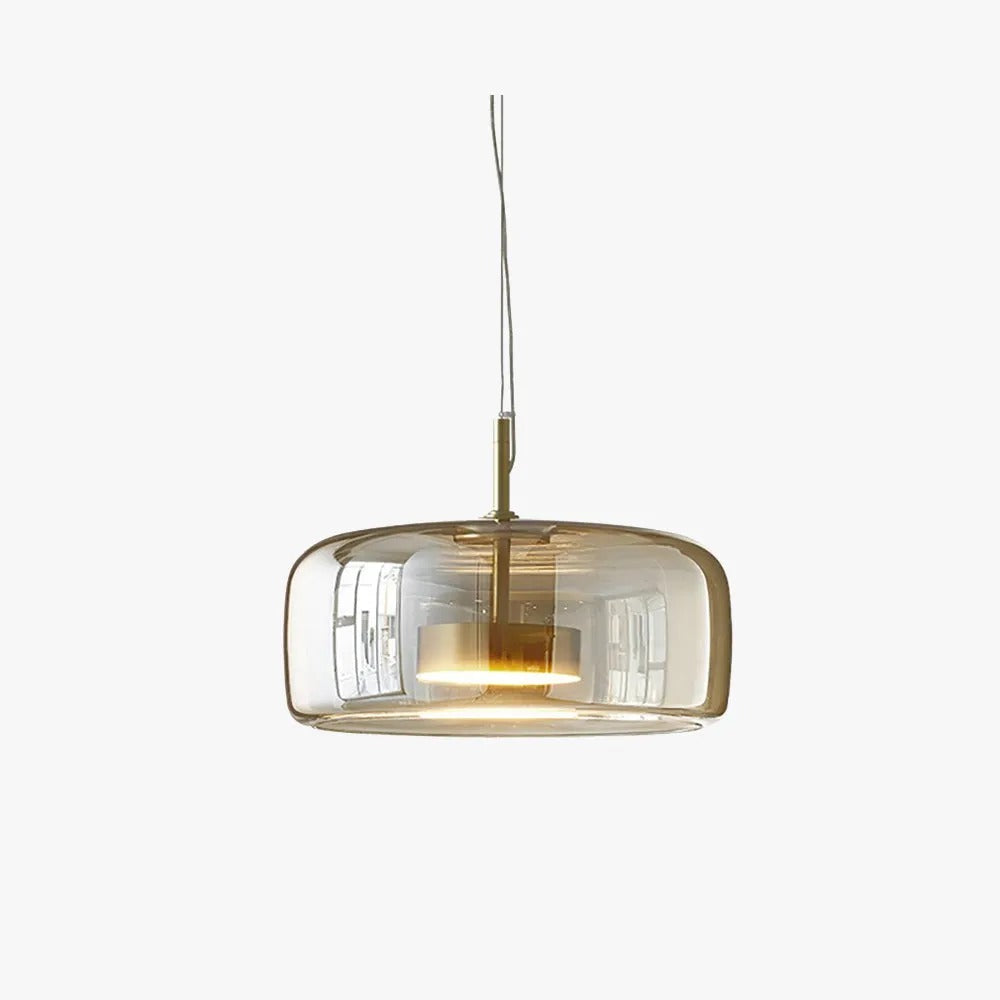 Finn – Lampe de Plafond en Verre Élégante