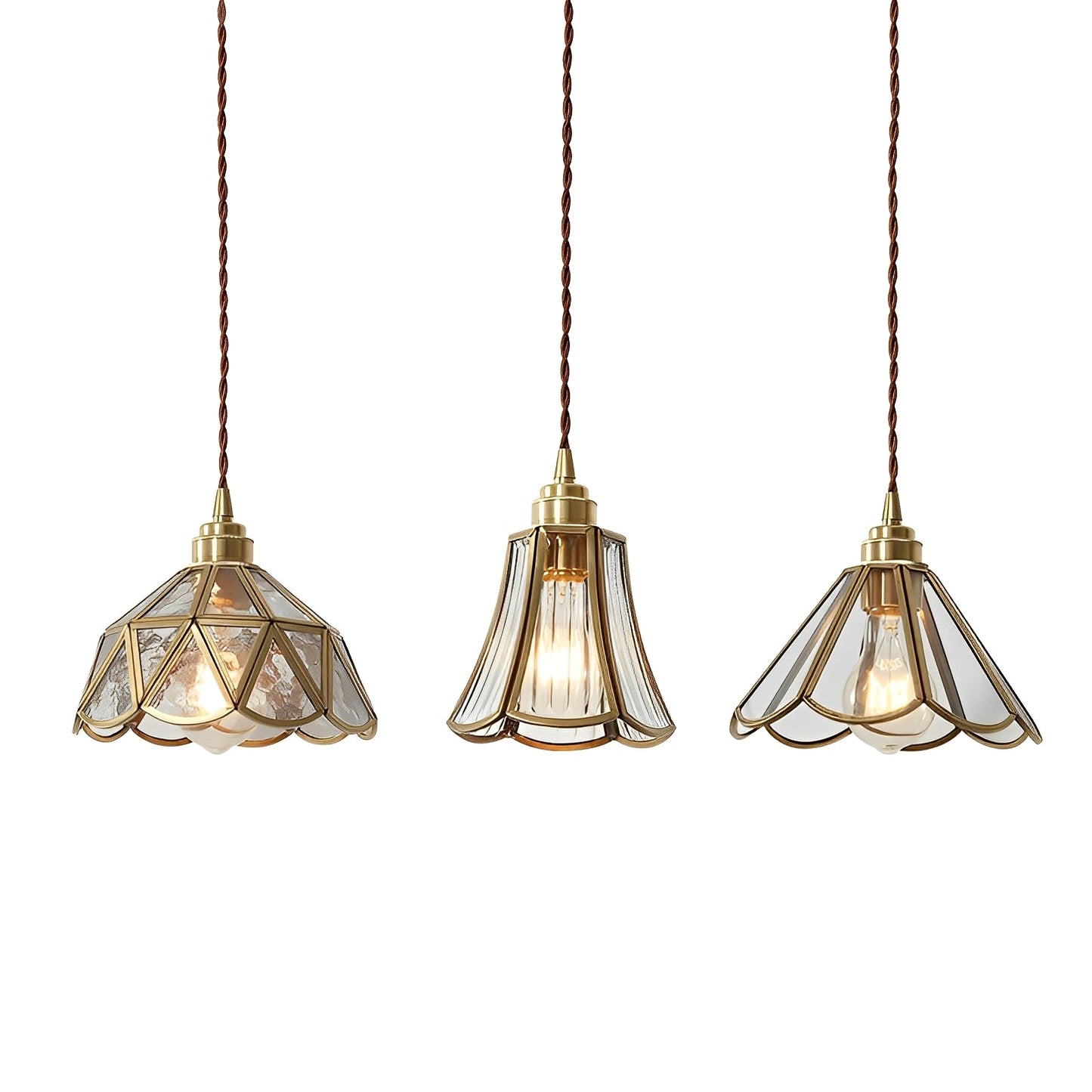 Alina – Suspension en cuivre plein style nordique