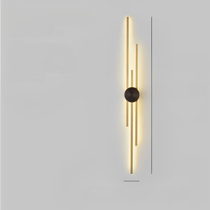 Ray – Élégante Lampe Murale en Cuivre