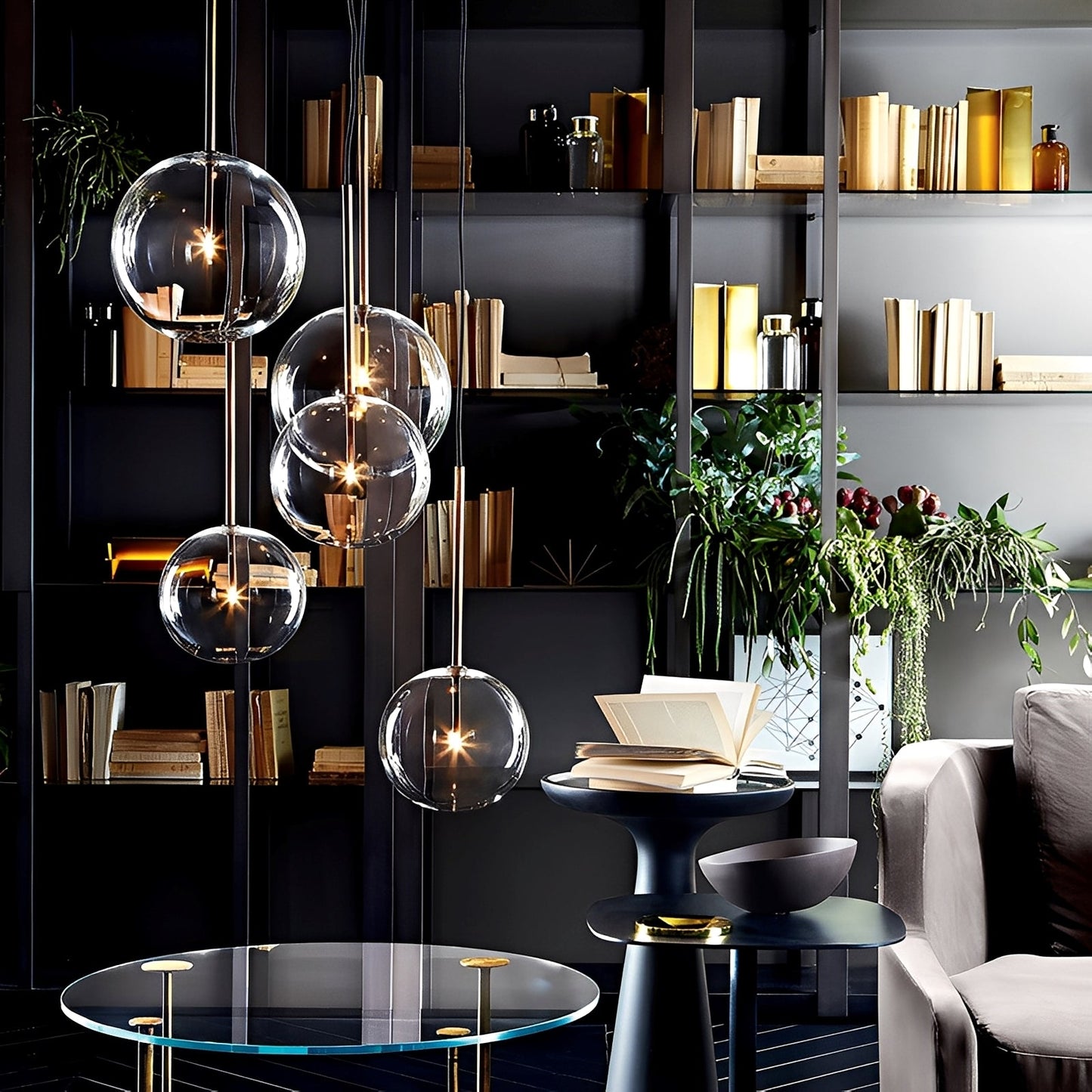 Lexie – Lustre Créatif Boule de Verre