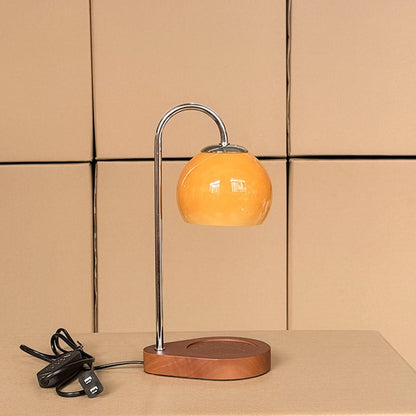 Miyu – Lampe de table en bois massif créative à cire fondue