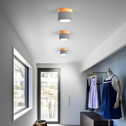 Lumi – Plafonnier Cylindrique Style Nordique