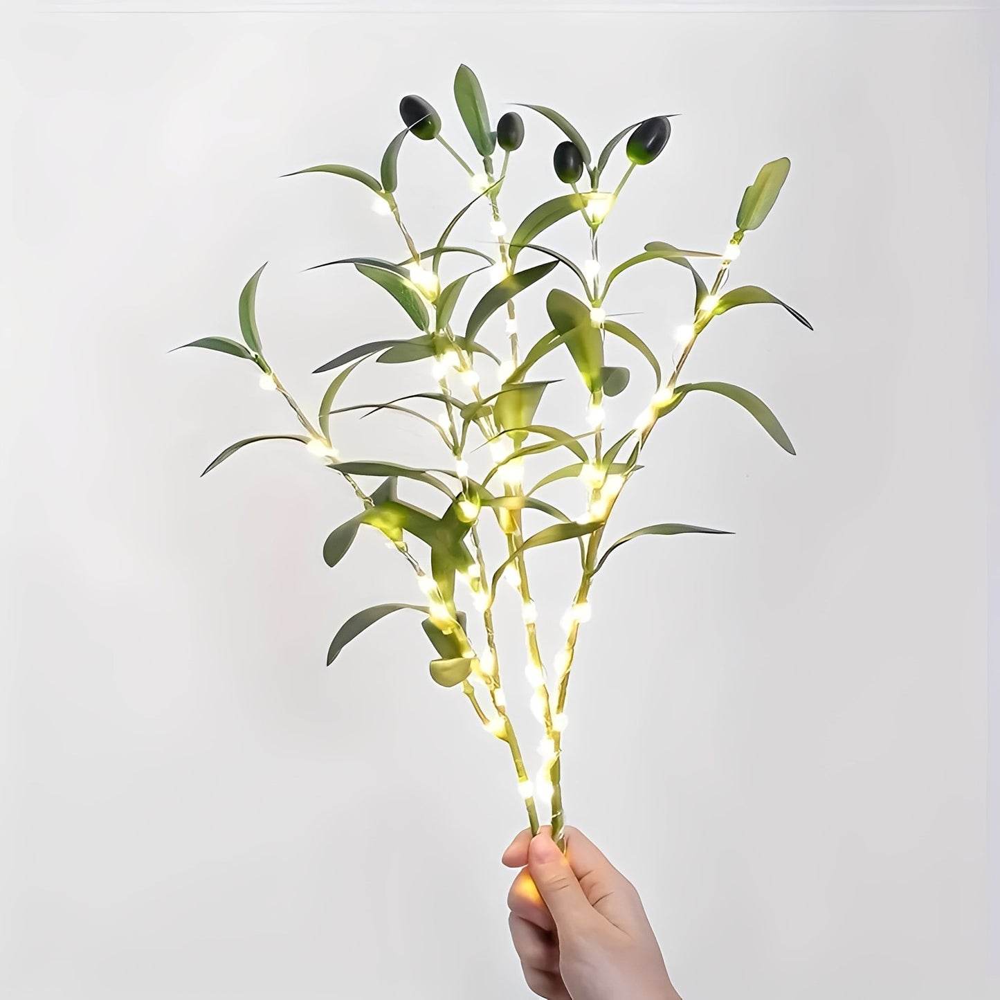 Annelie – Guirlande Lumineuse Festive Feuille d'Olivier