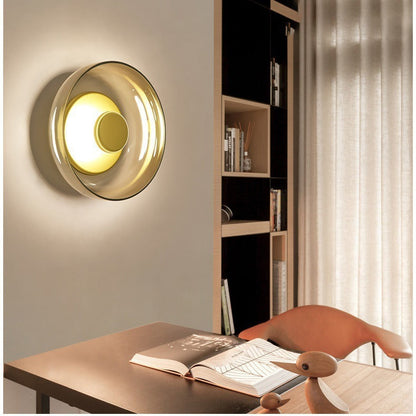Mira – Lampe Murale en Verre Champignon Scandinave