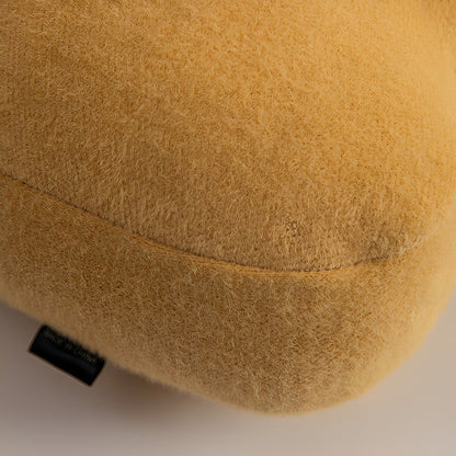 Candice – Coussin en peluche cœur et géométrie