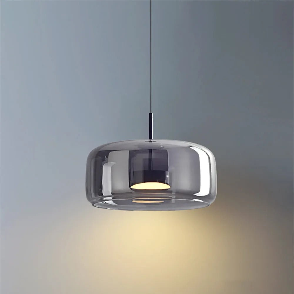 Finn – Lampe de Plafond en Verre Élégante