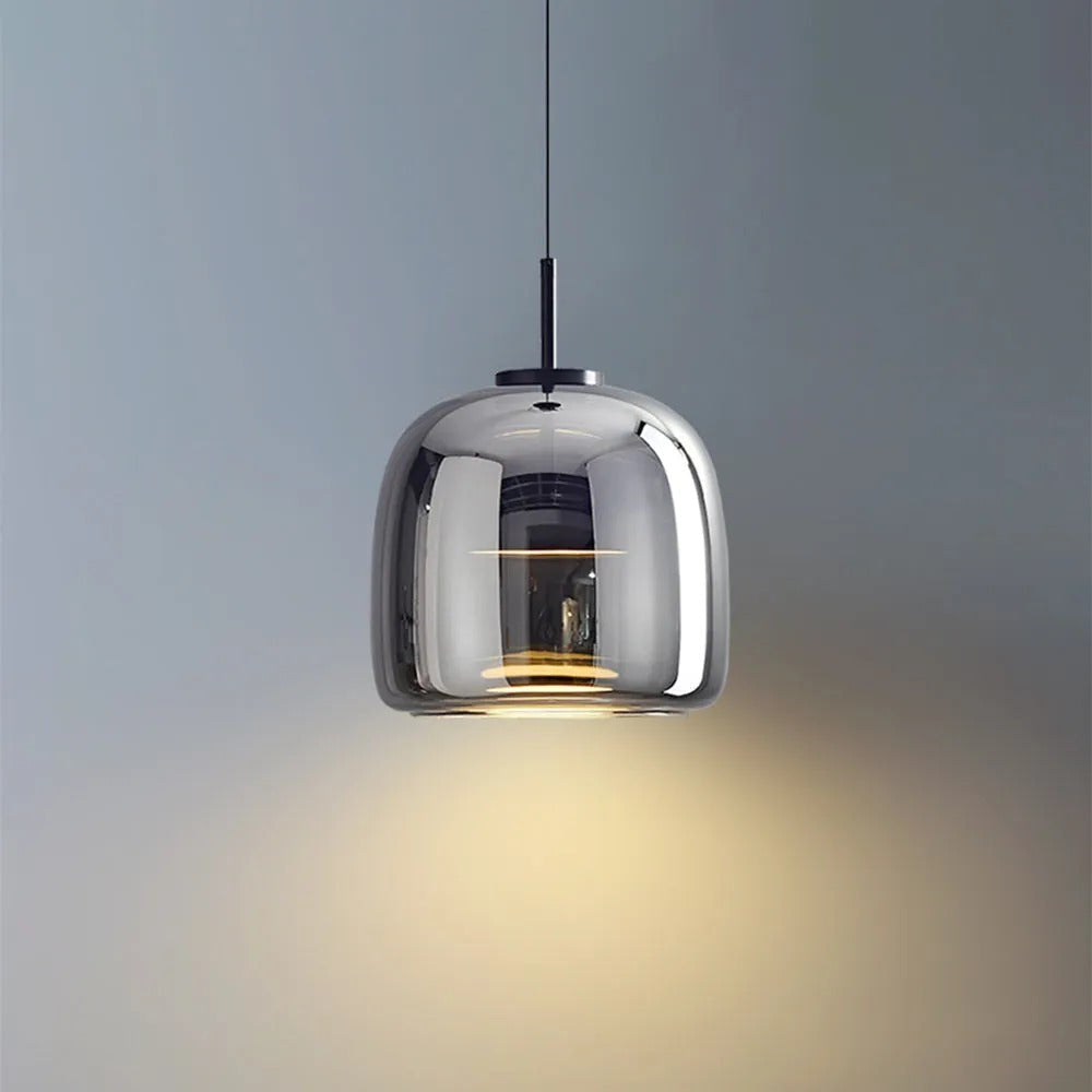 Finn – Lampe de Plafond en Verre Élégante