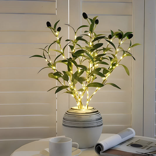 Annelie – Guirlande Lumineuse Festive Feuille d'Olivier
