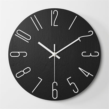Rustom – Horloge murale de 12 pouces pour salon