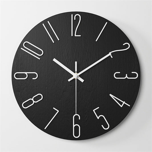 Rustom – Horloge murale de 12 pouces pour salon