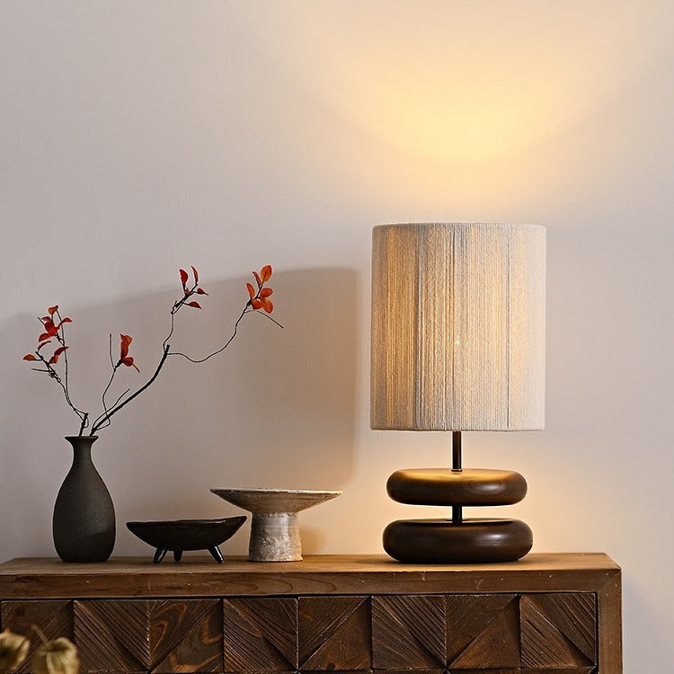 Sza – Lampe de table créative en bois massif
