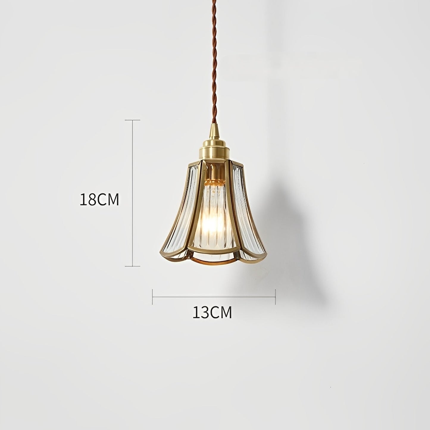 Alina – Suspension en cuivre plein style nordique