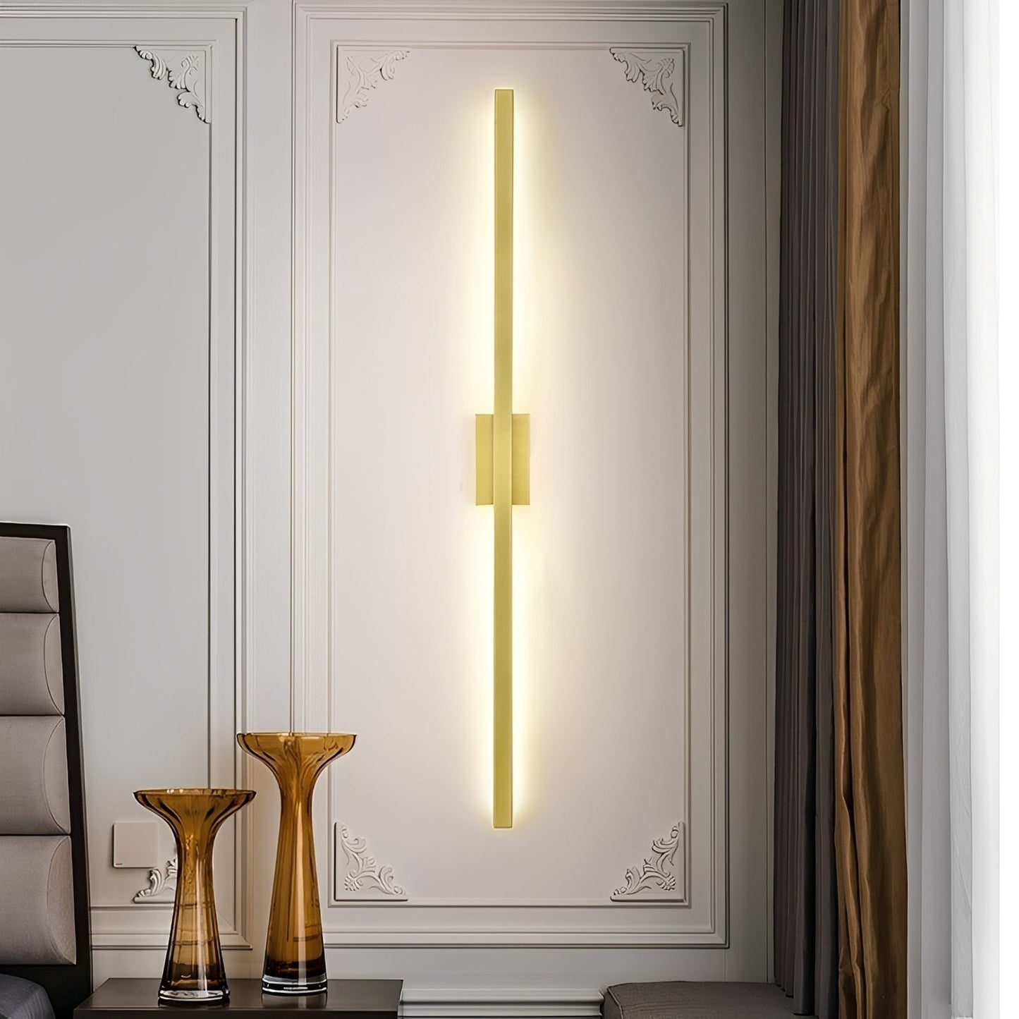 Yela – Applique Murale Minimaliste à Barres Lumineuses