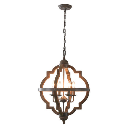 Rona – Lustre rustique en bois