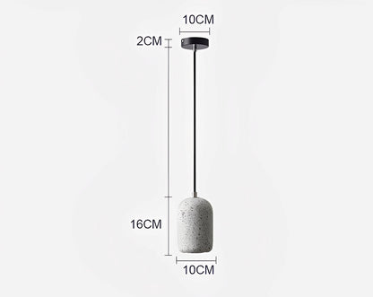 Kjell – Lampe suspendue en béton industrielle