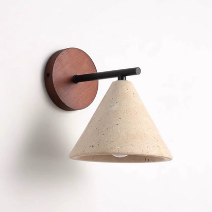 Tavio – Applique Murale Wabi-Sabi en Travertin
