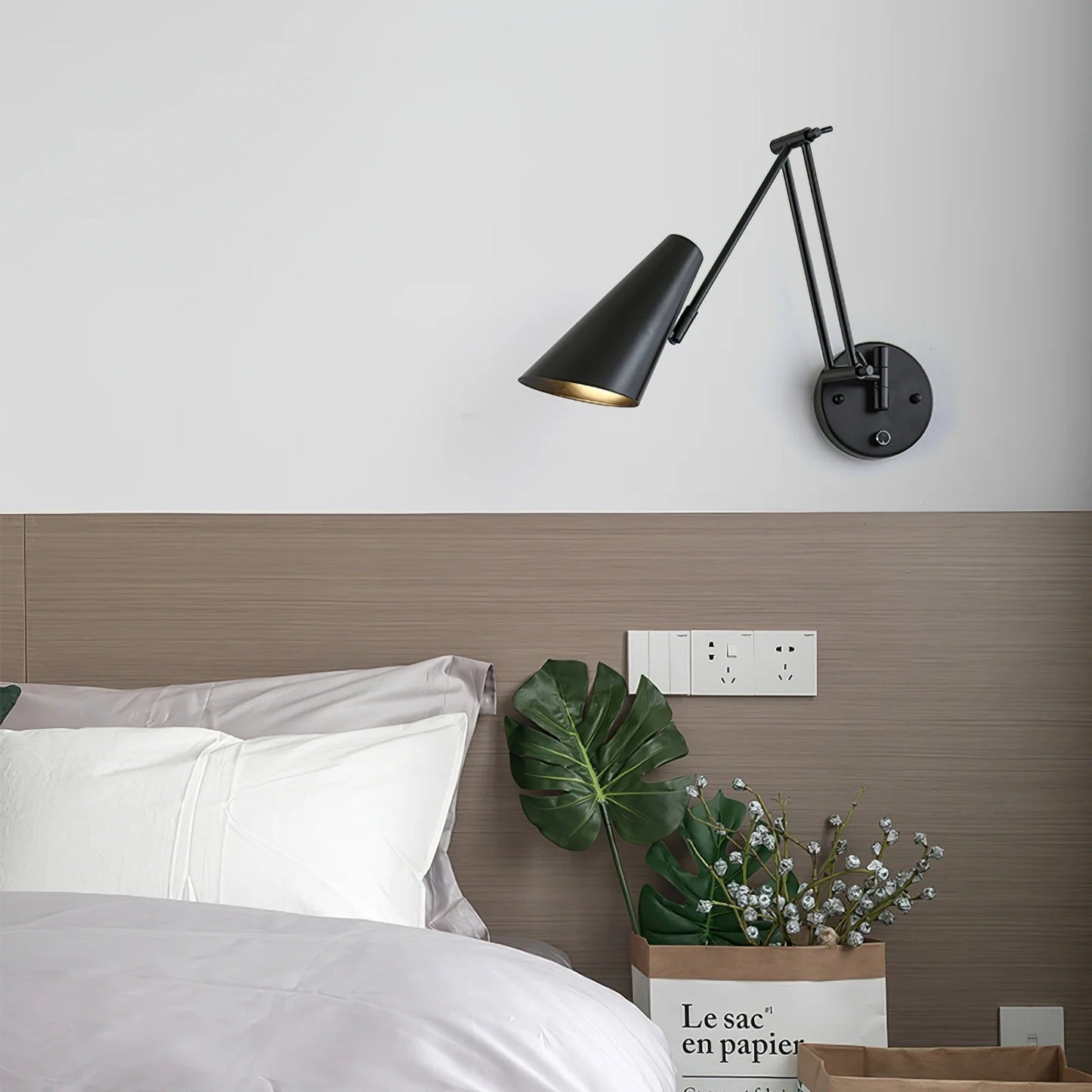Mira – Lampe de lecture pliable avec bras articulé