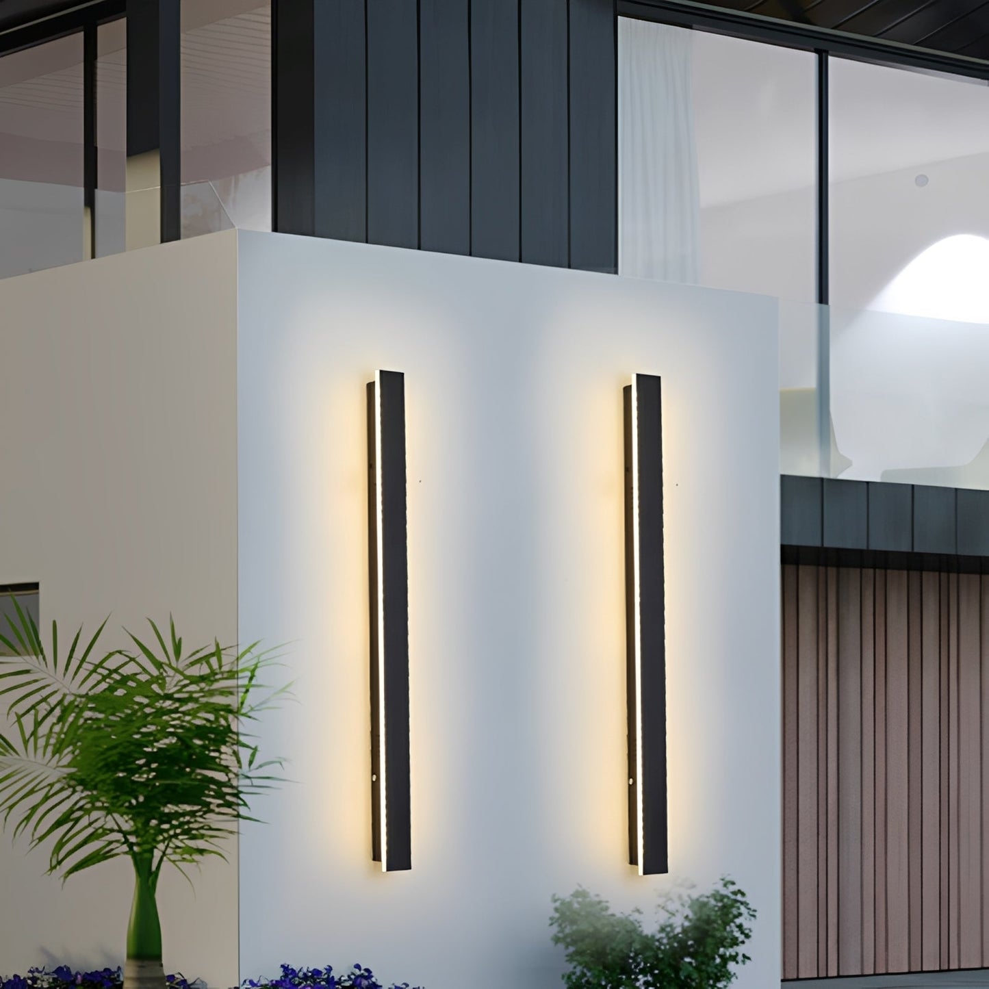 Stria – Applique murale extérieure LED minimaliste