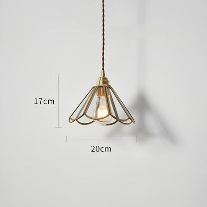 Alina – Suspension en cuivre plein style nordique
