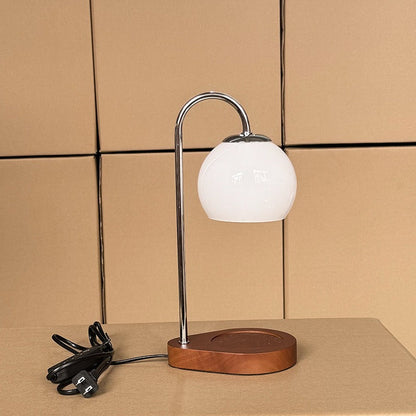 Miyu – Lampe de table en bois massif créative à cire fondue