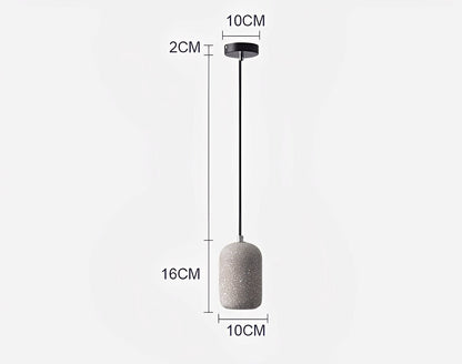 Kjell – Lampe suspendue en béton industrielle