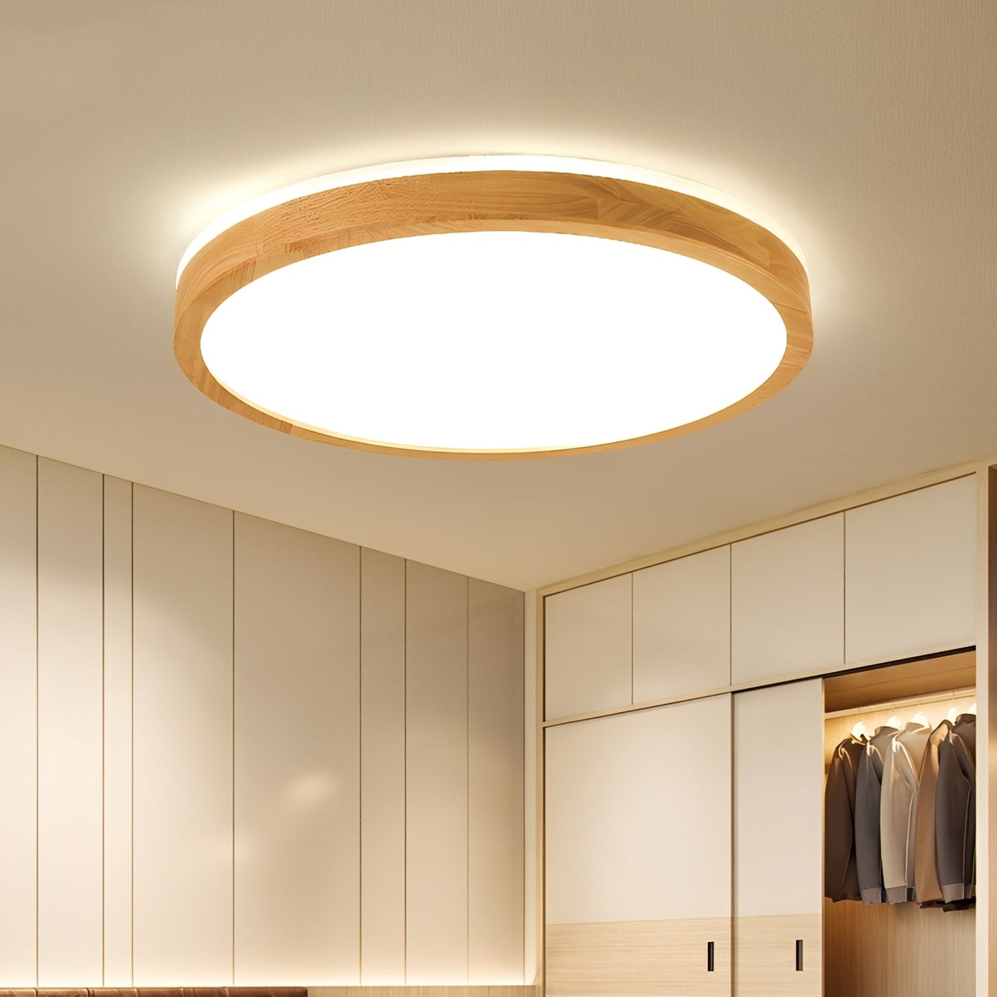 Paulo – Plafonnier LED en bois