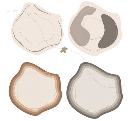 Ivara – Tapis en peluche géométrique