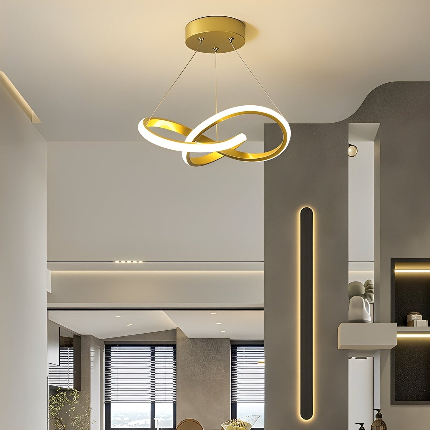 Alina – Plafonnier nordique moderne pour couloir