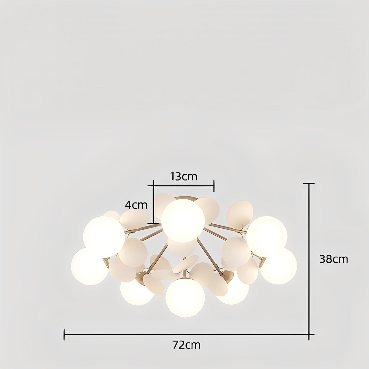 Ricko – Lampe de plafond moderne en fer