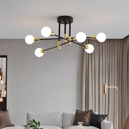 Orvian – Lampe de plafond en fer forgé personnalisée