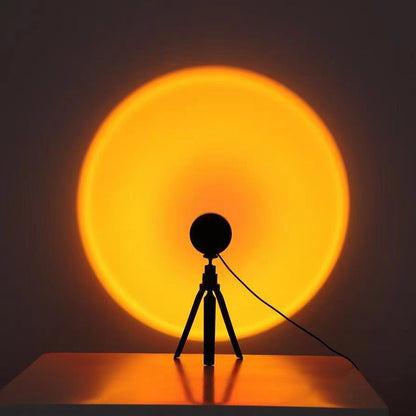 Solenne – Lampe d'atmosphère coucher de soleil avec trépied poulpe