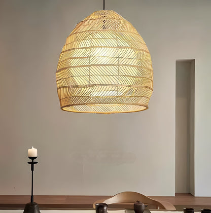 Livia – Suspension en rotin pastoral
