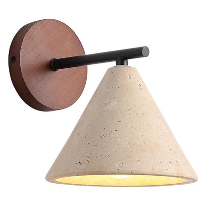 Tavio – Applique Murale Wabi-Sabi en Travertin